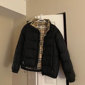 Vintage Burberry Black Puffer
